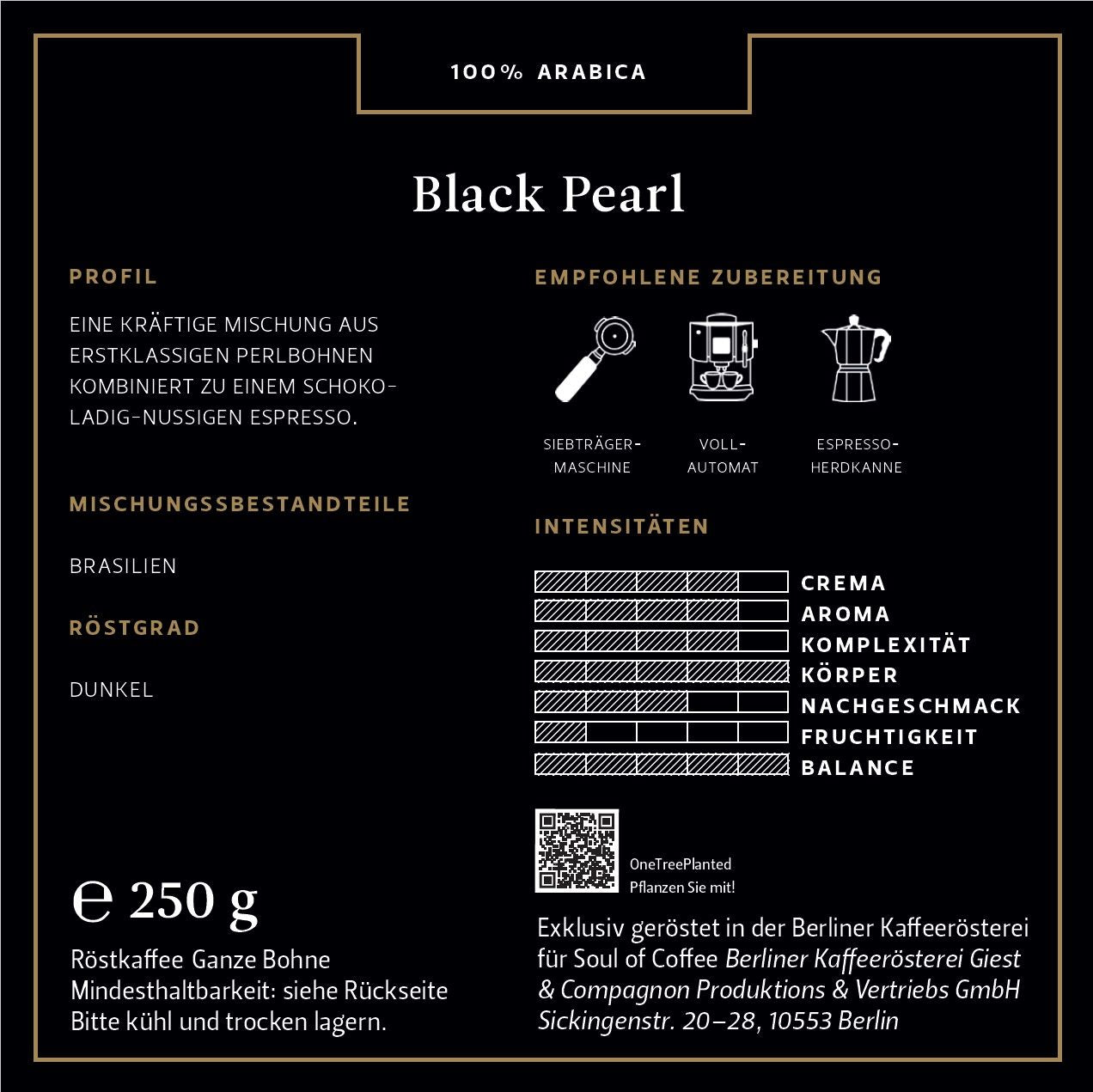 Black Pearl - 100% Arabica