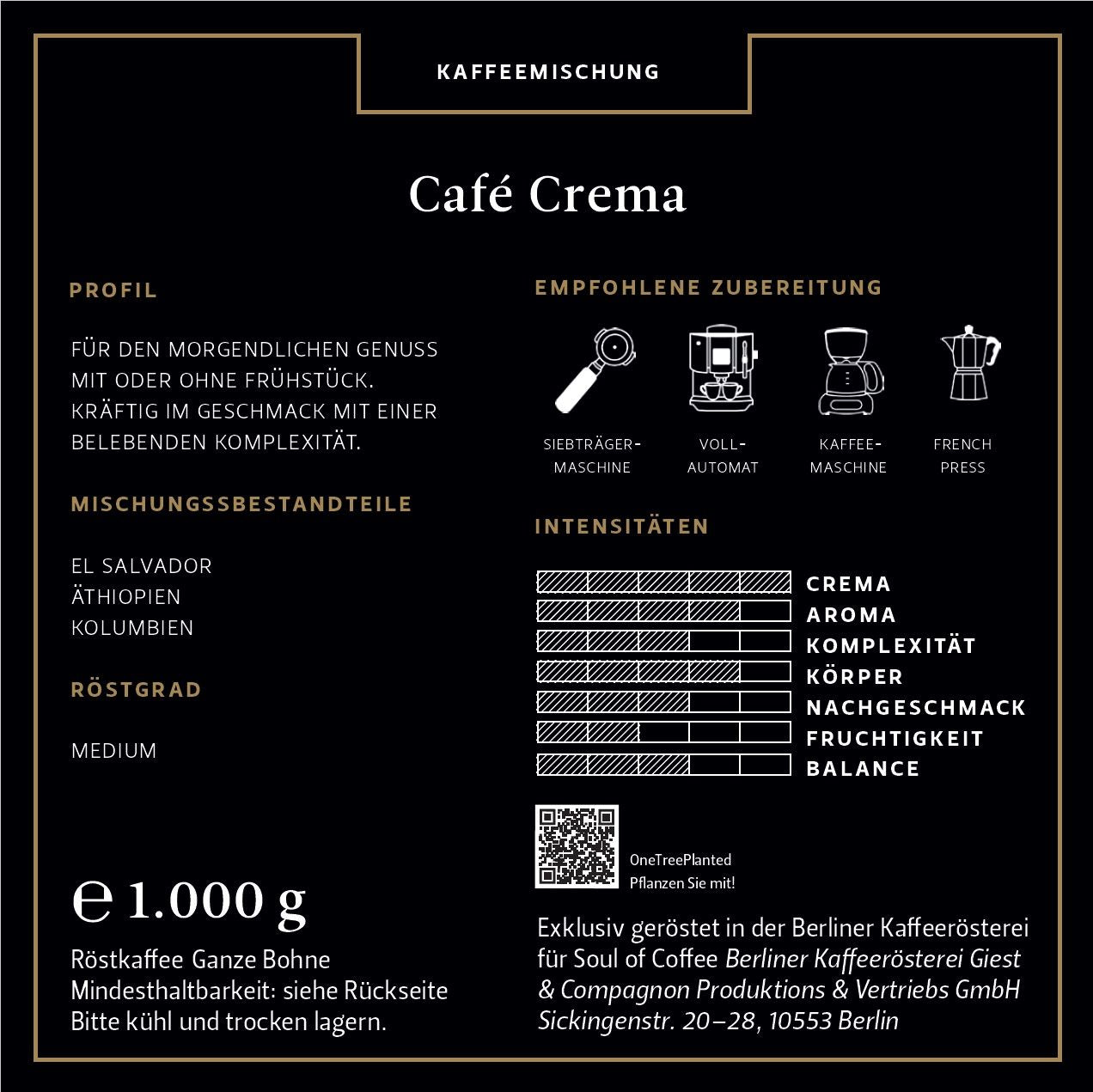 Café Crema - Kaffeemischung